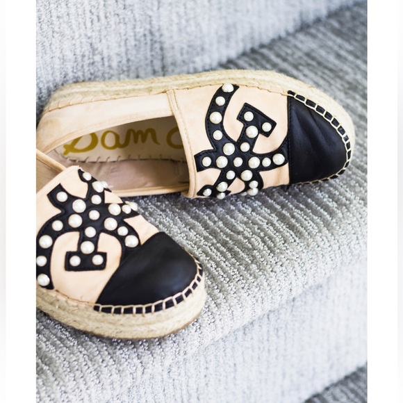 Sam Edelman Celton Espadrille -
Natural Nude 1 1/2 “ heel height size 7 women - Picture 1 of 16